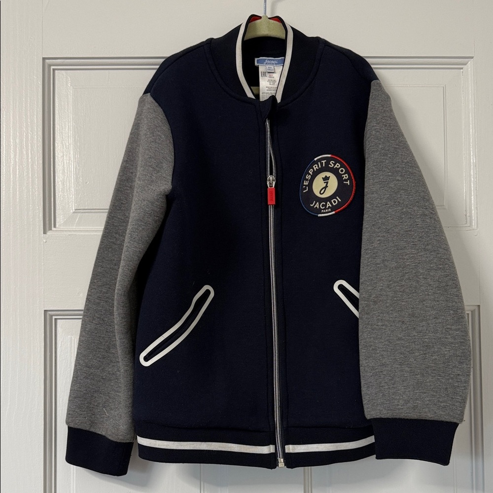 Jacadi Kids Jacket in Navy and Gray